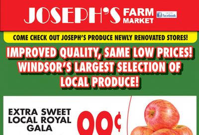Joseph's Farm Market Flyer September 22 and 23
