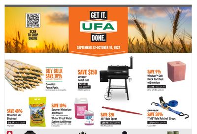 UFA United Farmers of Alberta Flyer September 22 to October 10