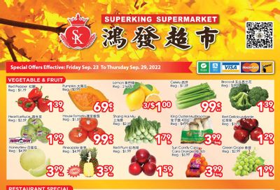 Superking Supermarket (North York) Flyer September 23 to 29