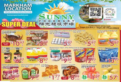 Sunny Foodmart (Markham) Flyer September 23 to 29