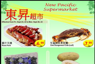 New Pacific Supermarket Flyer September 23 to 26