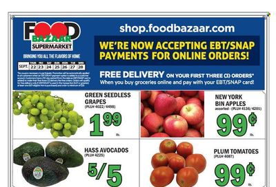 Food Bazaar (CT, NJ, NY) Weekly Ad Flyer Specials September 22 to September 28, 2022