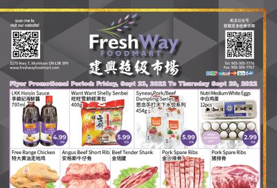 FreshWay Foodmart Flyer September 23 to 29