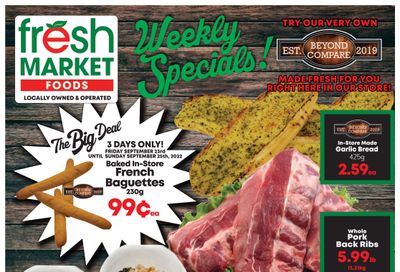 Fresh Market Foods Flyer September 23 to 29