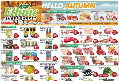 Ethnic Supermarket (Guelph) Flyer September 23 to 29