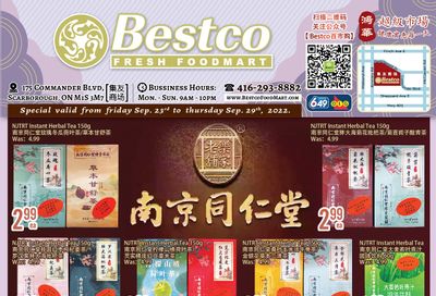 BestCo Food Mart (Scarborough) Flyer September 23 to 29