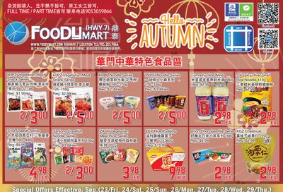 FoodyMart (HWY7) Flyer September 23 to 29