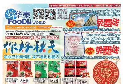 Foody World Flyer September 23 to 29