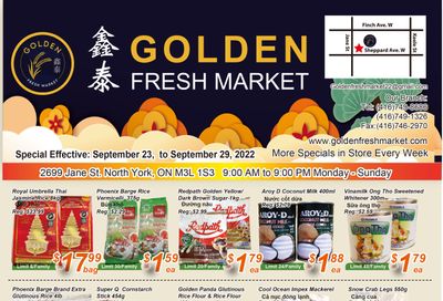 Golden Fresh Market Flyer September 23 to 29