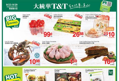 T&T Supermarket (Ottawa) Flyer September 23 to 29