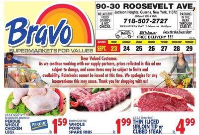 Bravo Supermarkets (CT, FL, MA, NJ, NY, PA) Weekly Ad Flyer Specials September 23 to September 29, 2022