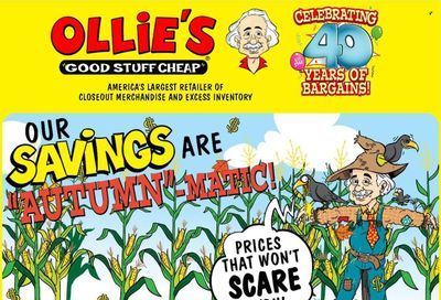 Ollie's Bargain Outlet Weekly Ad Flyer Specials September 22 to September 28, 2022