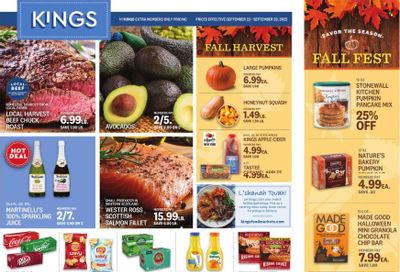 Kings Food Markets (CT, NJ, NY) Weekly Ad Flyer Specials September 23 to September 29, 2022