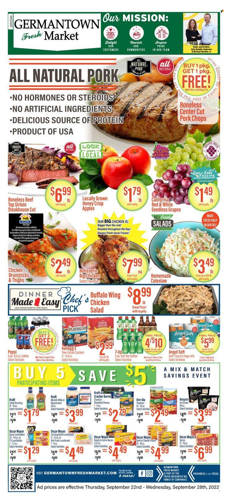 Germantown Fresh Market (OH) Weekly Ad Flyer Specials September 22 to September 28, 2022