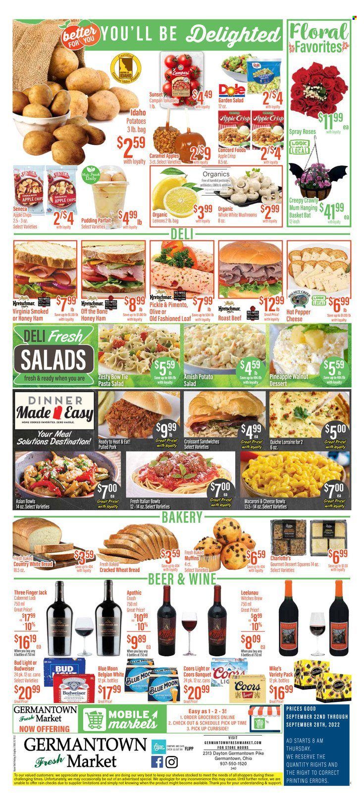 Germantown Fresh Market (OH) Weekly Ad Flyer Specials September 22 to September 28, 2022