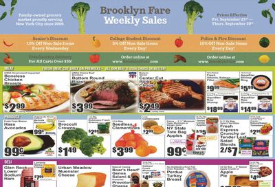 Brooklyn Fare (NY) Weekly Ad Flyer Specials September 23 to September 29, 2022
