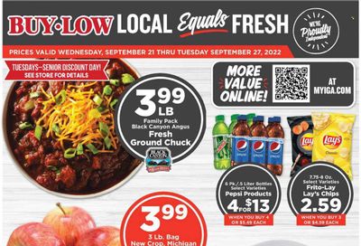 IGA (IL) Weekly Ad Flyer Specials September 21 to September 27, 2022