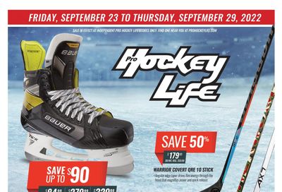 Pro Hockey Life Flyer September 23 to 29