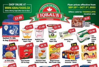 Iqbal Foods (Toronto) Flyer September 23 to October 2