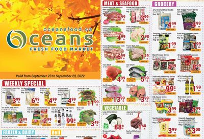 Oceans Fresh Food Market (Mississauga) Flyer September 23 to 29