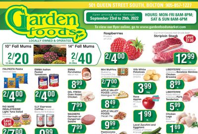 Garden Foods Flyer September 23 to 29