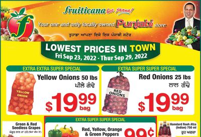 Fruiticana (Edmonton) Flyer September 23 to 29