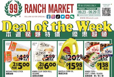 99 Ranch Market (NV) Weekly Ad Flyer Specials September 23 to September 29, 2022