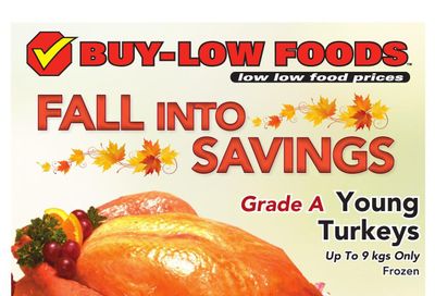 Buy-Low Foods Flyer September 25 to October 1