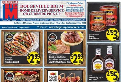 Big M (NY, PA) Weekly Ad Flyer Specials September 23 to September 29, 2022