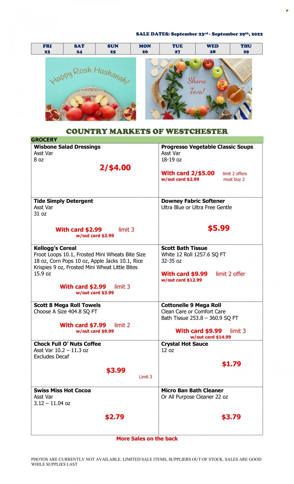 Country Markets of Westchester (NY) Weekly Ad Flyer Specials September 23 to September 29, 2022