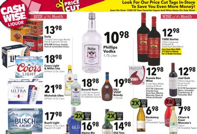 Cash Wise Liquor Only (MN) Weekly Ad Flyer Specials September 25 to October 1, 2022
