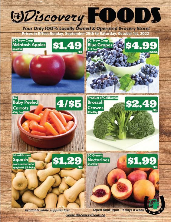 Discovery Foods Flyer September 25 to October 1