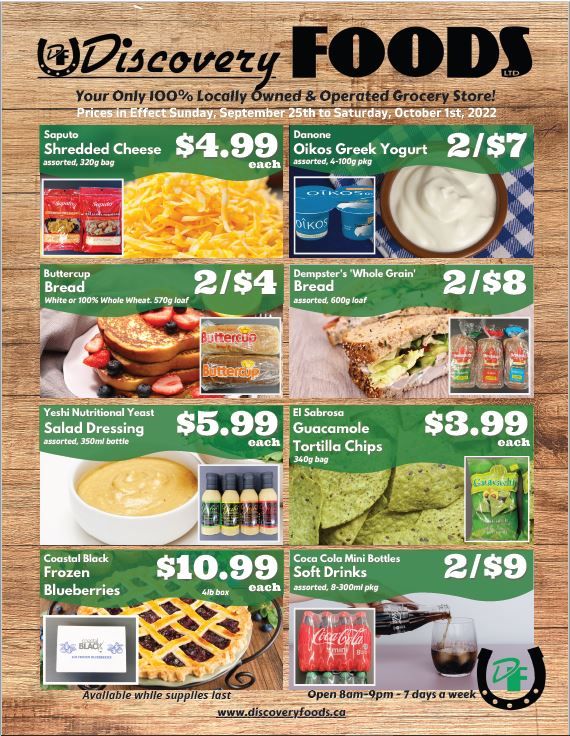 Discovery Foods Flyer September 25 to October 1