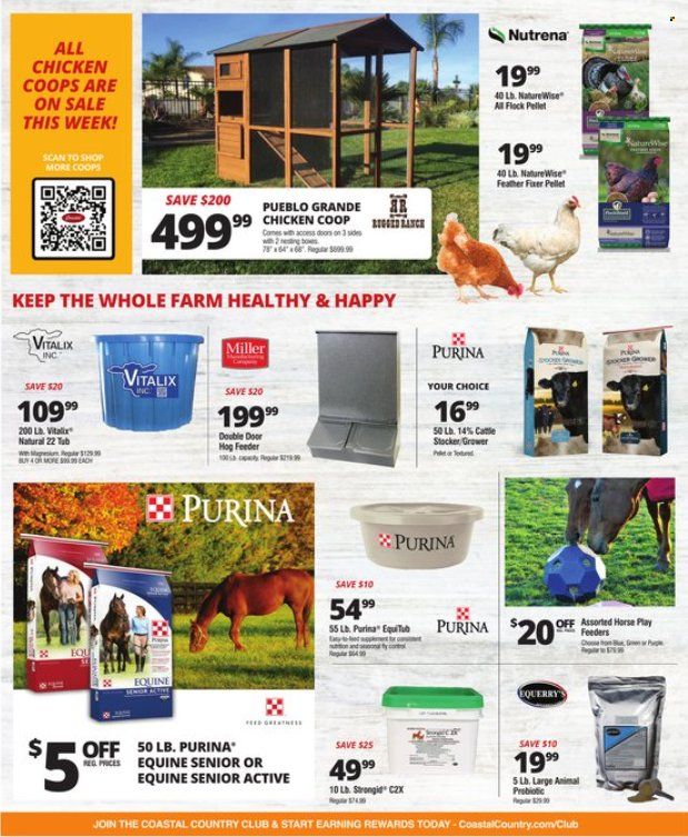 Coastal Farm & Ranch Weekly Ad Flyer Specials September 28 to October 4, 2022