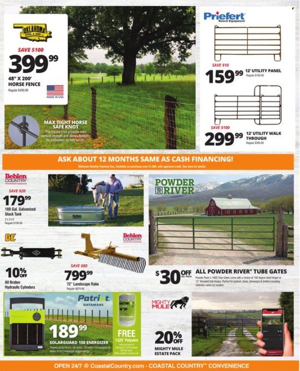 Coastal Farm & Ranch Weekly Ad Flyer Specials September 28 to October 4, 2022