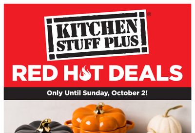 Kitchen Stuff Plus Red Hot Deals Flyer September 26 to October 2