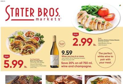 Stater Bros. (CA) Weekly Ad Flyer Specials September 28 to October 4, 2022