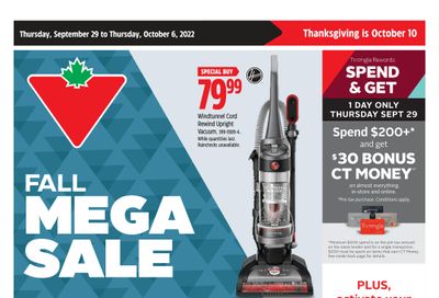Canadian Tire (ON) Flyer September 29 to October 6