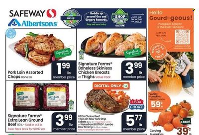 Safeway (WA) Weekly Ad Flyer Specials September 28 to October 4, 2022