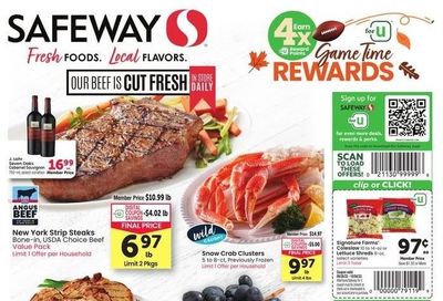 Safeway (SD) Weekly Ad Flyer Specials September 28 to October 4, 2022