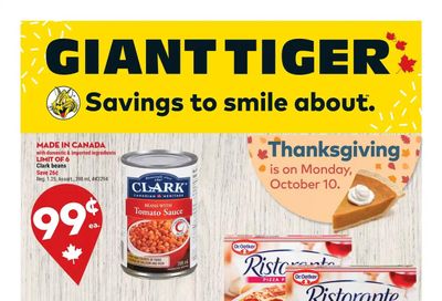 Giant Tiger (Atlantic) Flyer September 28 to October 4
