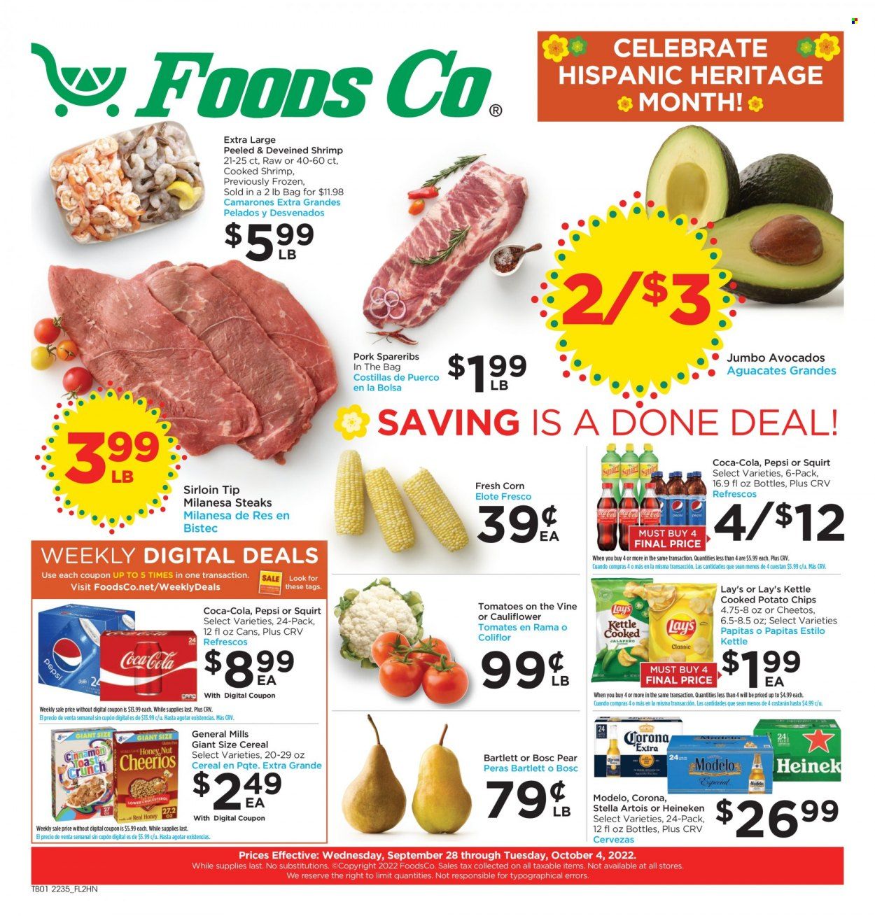 Foods Co (CA, OH, VA) Weekly Ad Flyer Specials September 28 to October 4, 2022