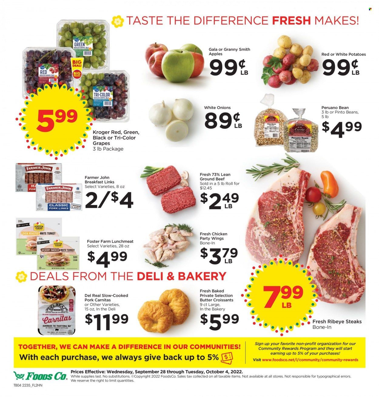 Foods Co (CA, OH, VA) Weekly Ad Flyer Specials September 28 to October 4, 2022