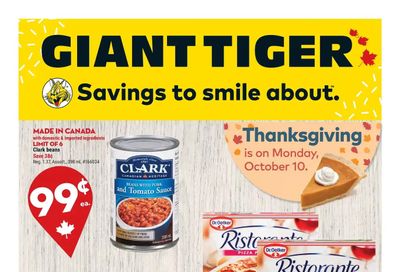 Giant Tiger (West) Flyer September 28 to October 4