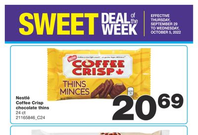 Wholesale Club Sweet Deal of the Week Flyer September 29 to October 5