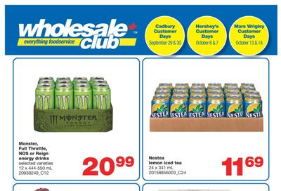 Wholesale Club (West) Flyer September 29 to October 5