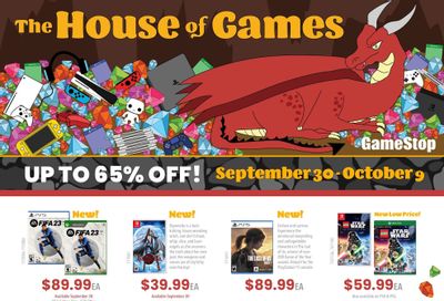 GameStop Flyer September 30 to October 9