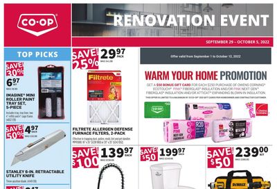 Co-op (West) Home Centre Flyer September 29 to October 5