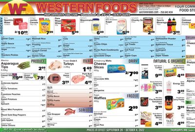 Western Foods Flyer September 28 to October 4