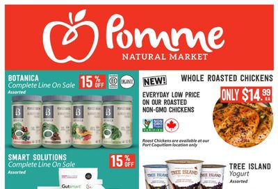 Pomme Natural Market Monthly Flyer September 29 to October 26